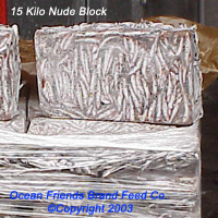 Northern Anchovy -  15 Kilo Nude Block